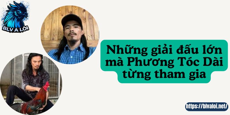 Những giải đấu lớn mà Phương Tóc Dài từng tham gia
